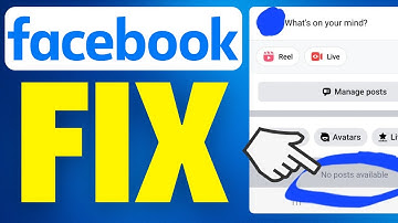 How To Fix No Posts Available On Facebook (2025)