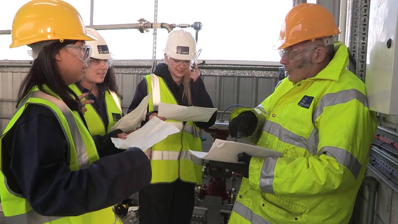 Chemical Engineering students train at full-scale plant facility 'CATCH'