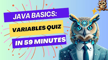 Introduction to Java | Variables Quiz | Absolute Beginners | Mr. HootCoding Owl
