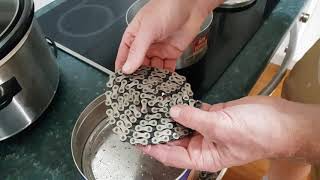 How to wax your bicycle chain using paraffin wax