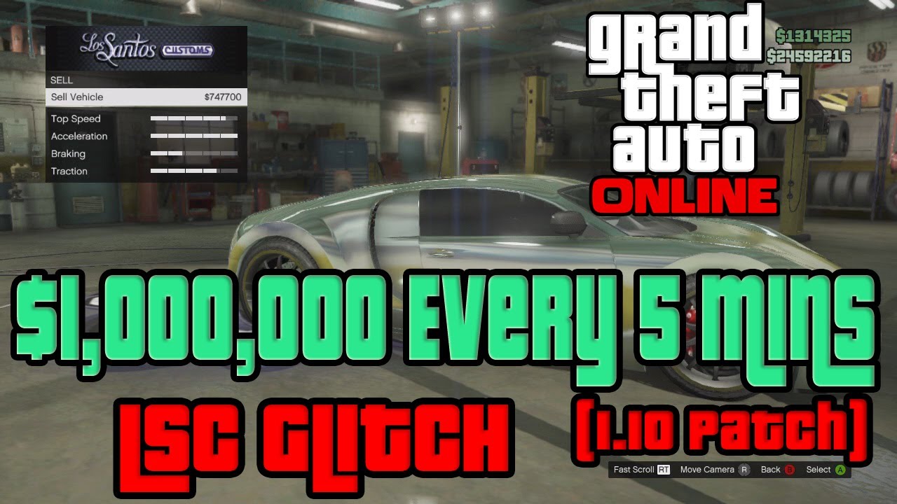 GTA Online: $1M Every 5 Mins - LSC Glitch (1.10 Patch) | Doovi - 1280 x 720 jpeg 153kB
