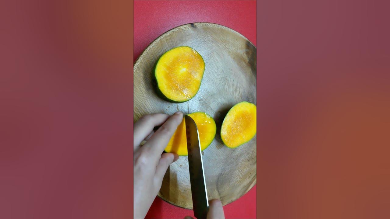 How to Cut a Mango Best Mango Cutting Hack Mango Season Special