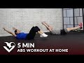 5 Min Abs Workout for Men & Women - 5 Minute Abs Workout at Home - Ab Workouts Routine