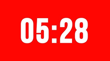 5 Minute 28 Second Timer With Alarm Without Music