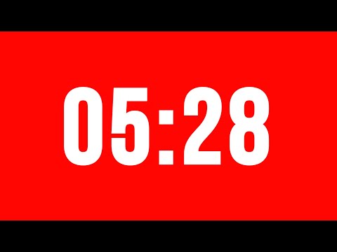 5 Minute 28 Second Timer With Alarm Without Music