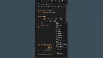 For Loop in C++  || ASCII values || Basic problems || #coding #shorts