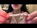 ASMR: pearl necklace show and tell (soft spoken,  jewelry sounds) 