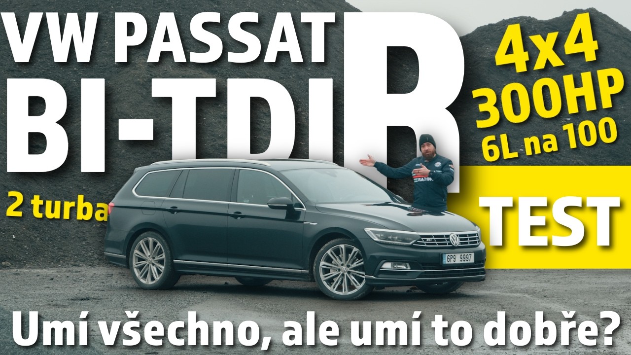 Volkswagen Passat B8 Bi-TDI R - 4x4, 300 koní a 6 litrů na 100km - Ultimátní auto? Test CZ / SK