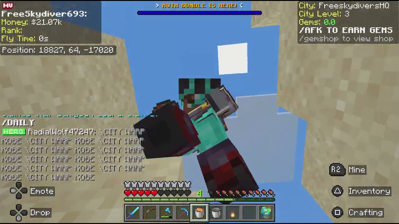 Throwback to when i killed a Zio griefer in Minecraft earth smp