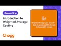 Weighted Average Costing Quiz