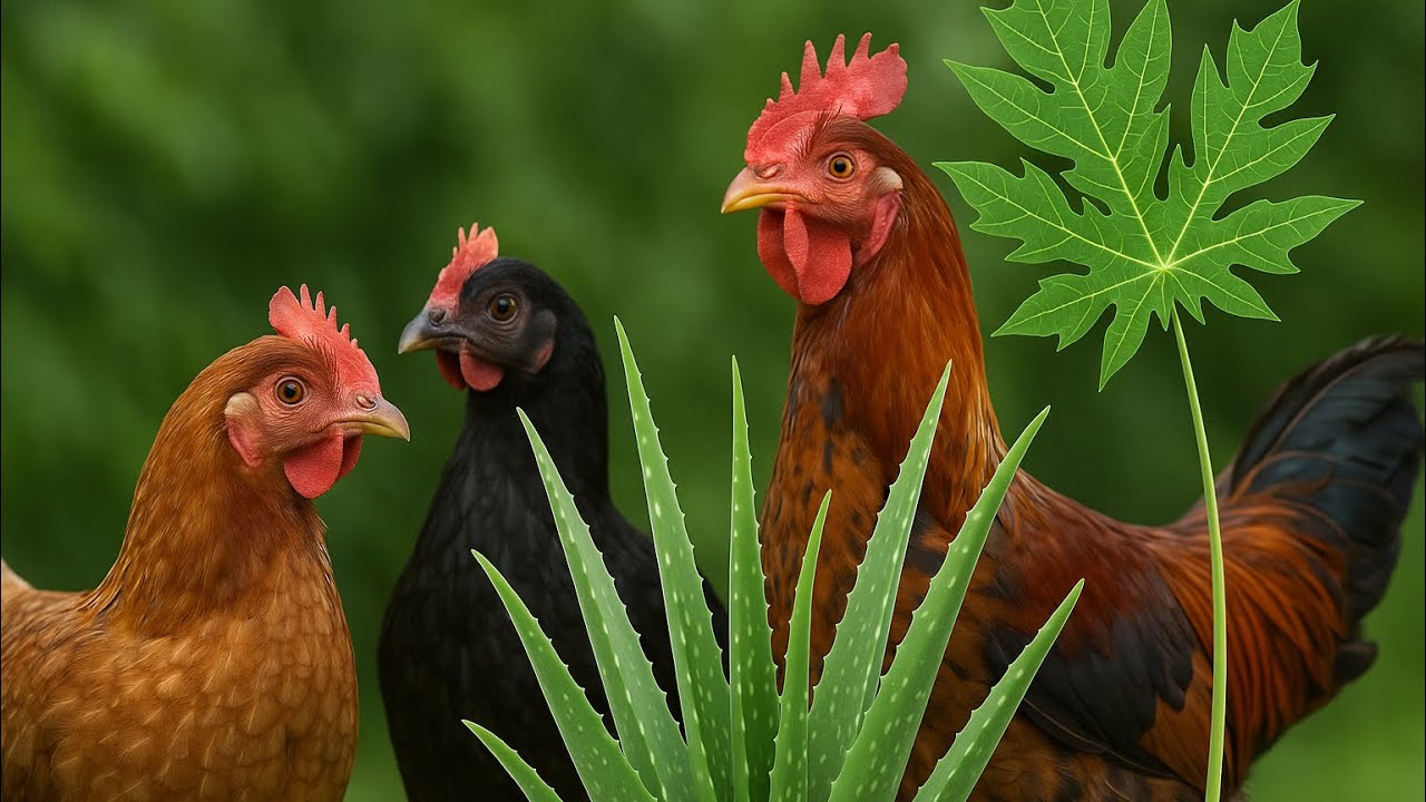 DON’T BUY CHICKEN MEDICINE AGAIN ||How To Deworm using aloe Vera and paw paw Leaf