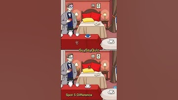 Can you Find 5 Differences?  #puzzle #shortsfeed #shorts #shortsvideo