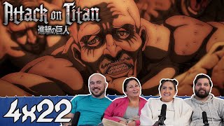 Attack on Titan 4x22 Group Reaction | "Thaw"