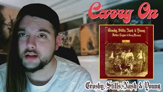Drummer reacts to "Carry On" by Crosby, Stills, Nash & Young