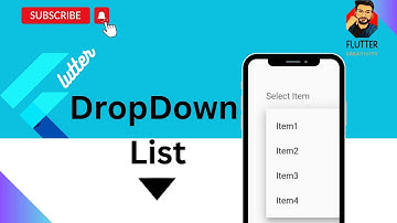 DropDown List | Drop down menu | How to create dropdown menu in flutter