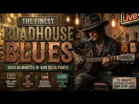 The BEST Roadhouse Blues | Southern Electric Groove & Vintage Bar Energy 🎸🍺