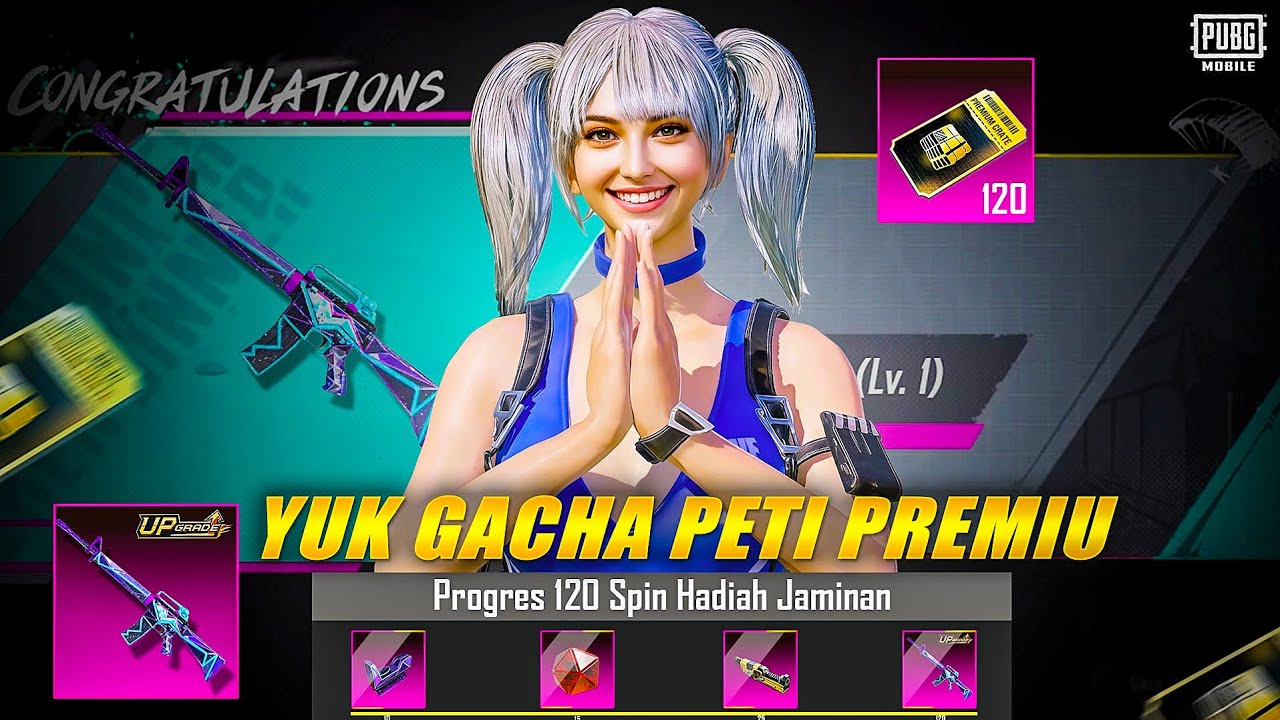 YUK GACHA PETI PREMIUM YG ISI SENJATA UPGRADE M16A4 NIH 120 KUPON AUTO DAPET PASTINYA GASKEN SIH💥🤑💥