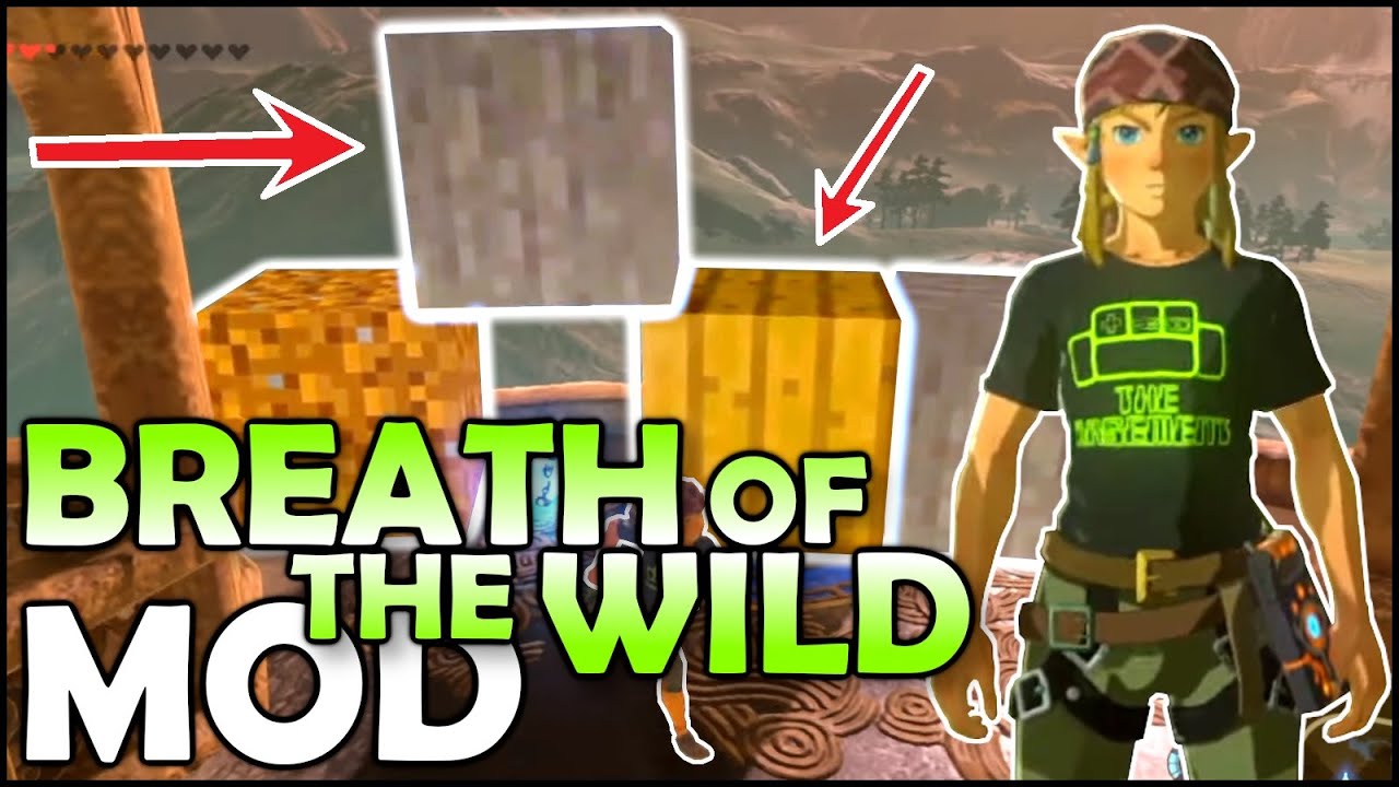 МОД: Блоки Minecraft в Breath of the Wild!