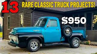 13 Rare Classic Truck Projects – Hidden Craigslist Finds for Sale!