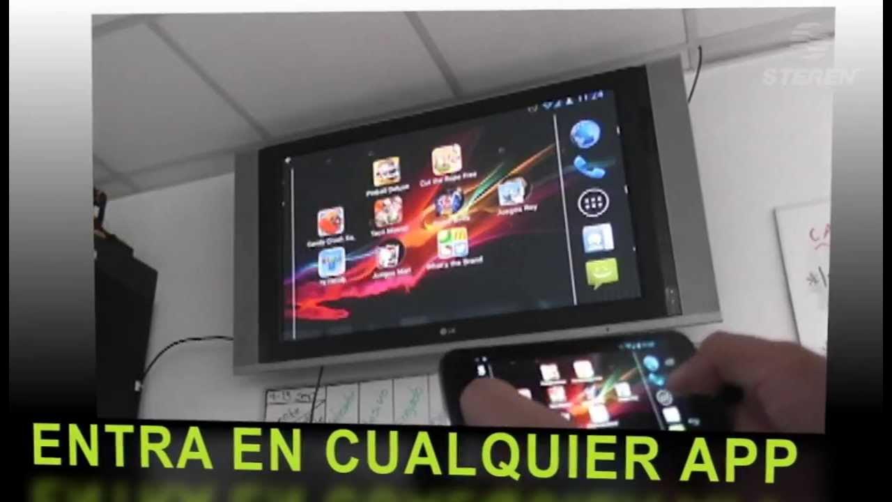 Adaptador de video MHL a HDMI para Android Steren Tiend