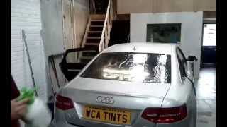 Audi A6 Rear Window Tint by Warrington Car Audio and Towbar Centre Audio Itch Dale Mabry