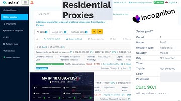 How to Setup AstroProxy Residential Proxies in Incogniton Browser - Full Tutorial & Test