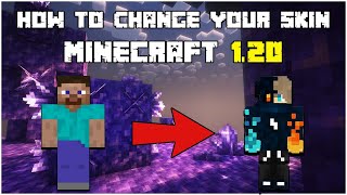 How To Change Your Skin in Minecraft Java Edition (1.20.1) 