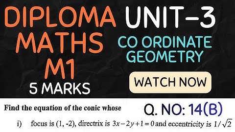 Conic section@maths naresh eclass