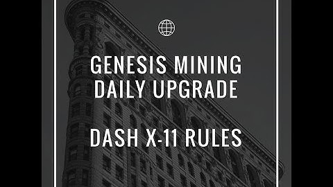 Genesis Mining Daily Upgrade - Tom Jones! - Dash over Litecoin Mining
