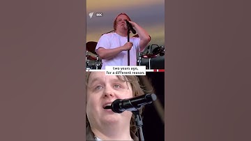 Thumbnail of Lewis Capaldi makes emotional return to Glastonbury