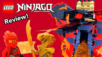 LEGO Ninjago Fire Fang Review! Secrets of the Forbidden Spinjitzu Set 70674