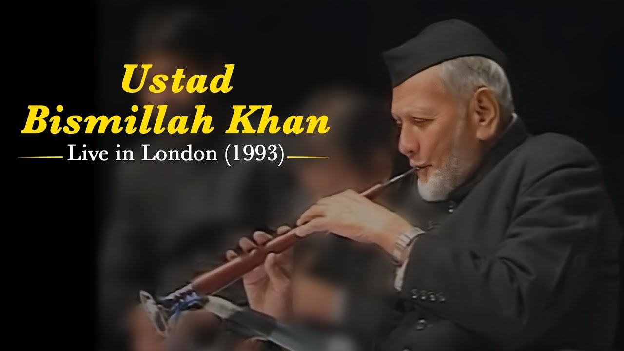 Ustad Bismillah Khan Shehnai Magic live in London (1993) | Indian Classical Instrumental Music