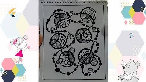 Zentangle pattern part 8| Beginners friendly| SoftLine Studio