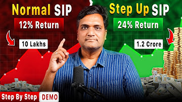 🔥 SIP vs Step-Up SIP: Grow ₹5,000 into ₹1.2 Crore 💰 | Mutual Fund Guide in Telugu 2025