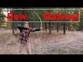 How to make a hickory board bow