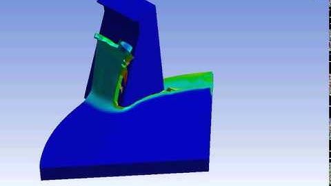 Ansys Workbench explicit dynamics cutting of AlSi 1045 circular direction example 7