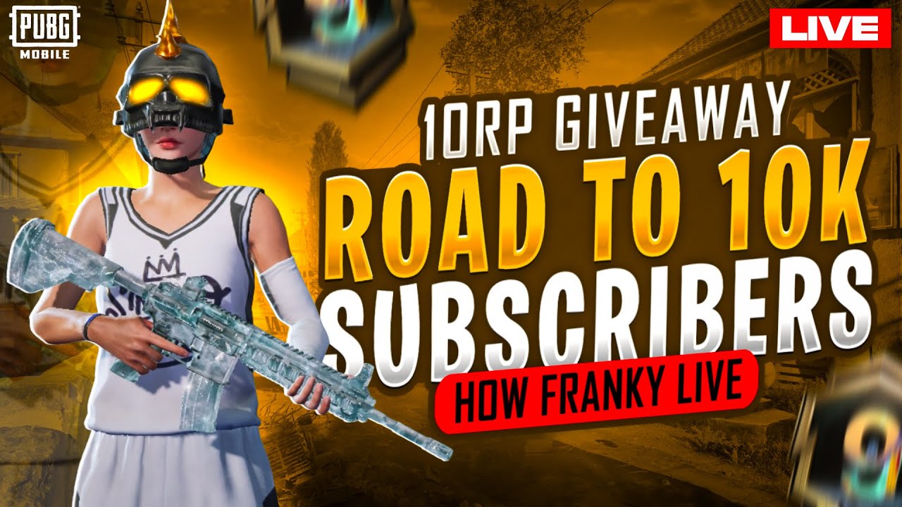 Road To 10k Subscribers | 10 Rp Giveaway on 10k | HowFrankyLive The ...