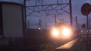 EF66 36号機(吹田機関区所属)2087レ 単機 安倍川駅～用宗駅間通過