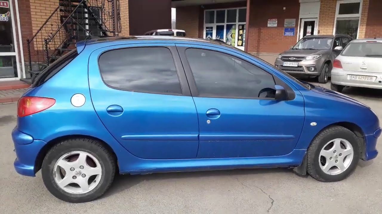 Peugeot 206 panorama allure automatic 1.4 petrol 2006. 5800$ - YouTube