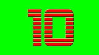 Celebrity countdown 10 seconds back - green screen effects - free use Profile