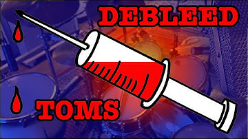REMOVE CYMBALS FROM TOMS AND SNARE