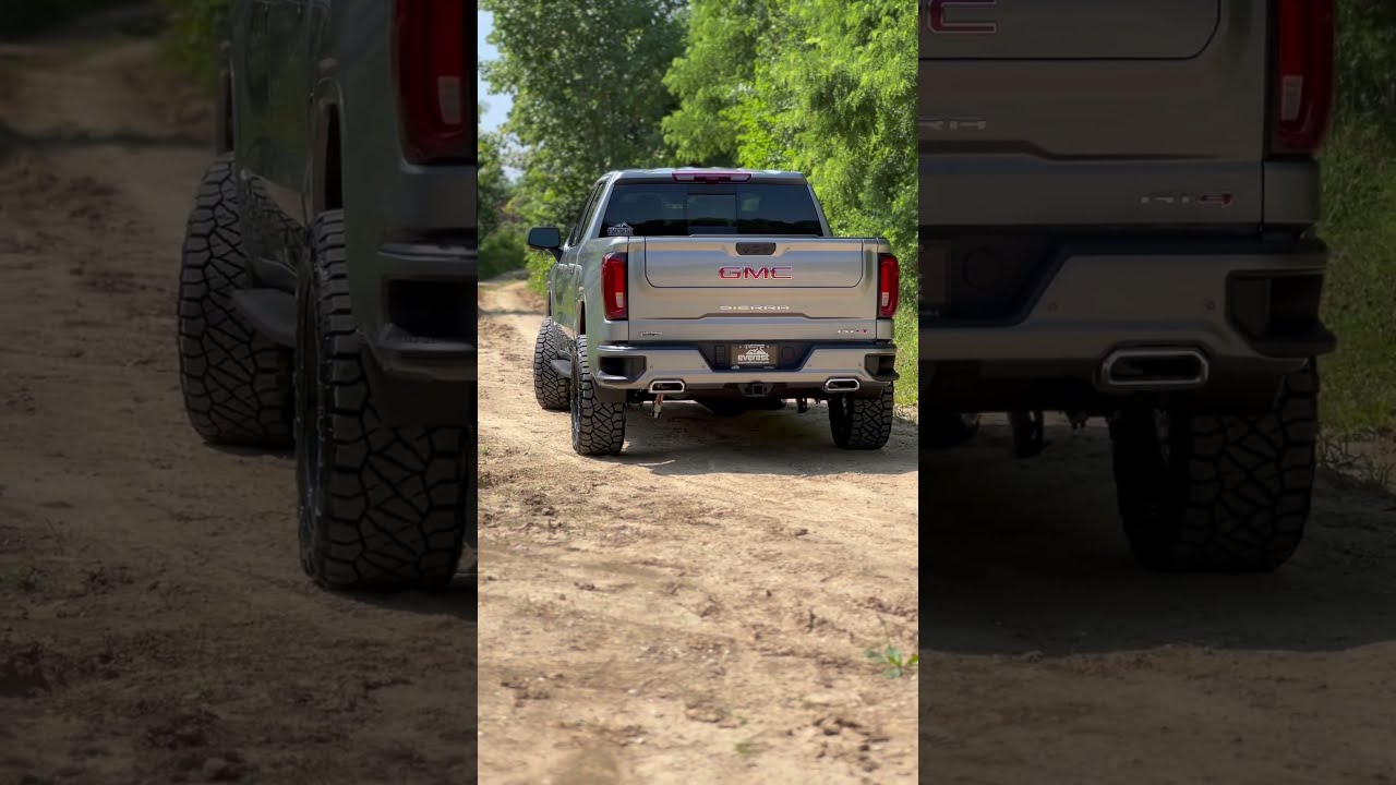 2025 GMC Sierra 1500 With Rough Country Level Kit Fuel Triton Wheels Nitto Ridge Grappler Tires