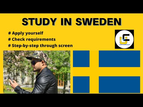 STUDY IN SWEDEN | HOW TO APPLY IN SWEDISH UNIVERSITIES | STEP BY STEP ??