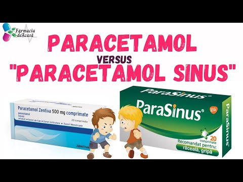 Parasinus sau "paracetamol sinus" versus Paracetamol
