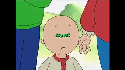 Caillou Season 1 Episode 23 Caillou Goes to the Zoo 08 I'm afraid