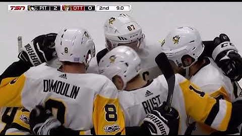 Jake Guentzel Goal Against Ottawa 11/16/17 (Assisted by Brian Dumoulin & Bryan Rust)