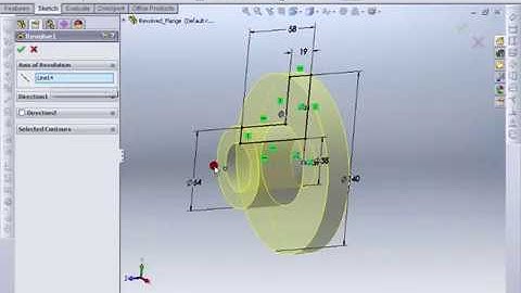 SolidWorks - Revolved Flange: Part I
