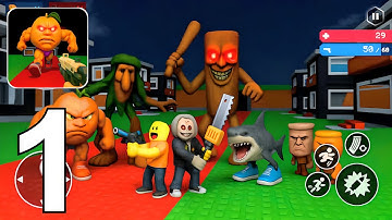 Monster Shooter Survival Fps - Level 1 to 16 - Gameplay Walkthrough Part 1 (Android, iOS)