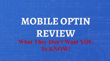 Mobile Optin Review and Bonus Anthony Morrison Mobile Marketing Course