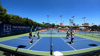 2022 USAPA Newport Men's Dbls 5.0 19+ Gold Daniel Leiderman Walter Lau Rob Hutchins Angus Lee Part1